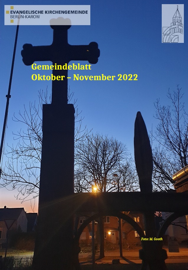 Gemeindeblatt Oktober November 2022